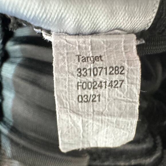 Wild Fable Pants WMNS S Black Velvet Velour Pleated High Waist Flared Pull On - Picture 7 of 11